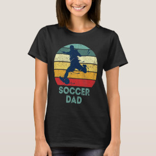 Retro-Vintage-Fußball-Vater-T-Shirt T-Shirt
