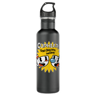 Retro Vintage Game Cuphead Run And Shoot Gift For  Edelstahlflasche