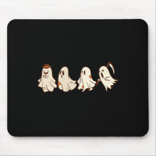 Retro Vintage Geist Halloween Buh Trick Or Treat S Mousepad