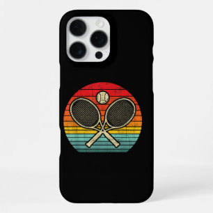 Retro Vintage gekreuzter Tennis-Schläger - Sportli iPhone 16 Pro Max Hülle