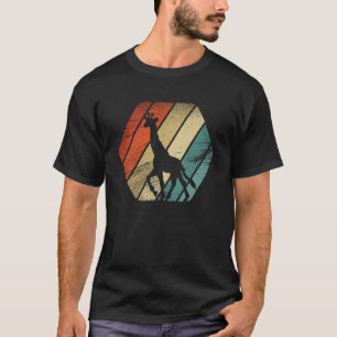 Retro Vintage Giraffe und süße Tier 8 T-Shirt