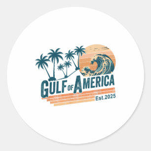 Retro Vintage Golf Von Uns Amerika 2025 Amerikanis Runder Aufkleber