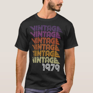 Retro Vintage Grafik 40 Jahre des alten 40. T-Shirt