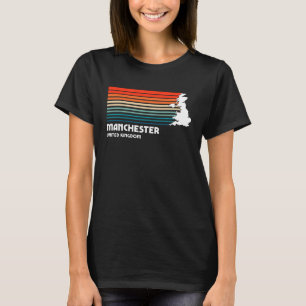 Retro-Vintage-Grafik im Stil von Manchester UK T-Shirt