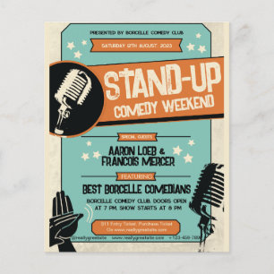 Retro-Vintage-Grunge-Stand-up-Comedy-Show