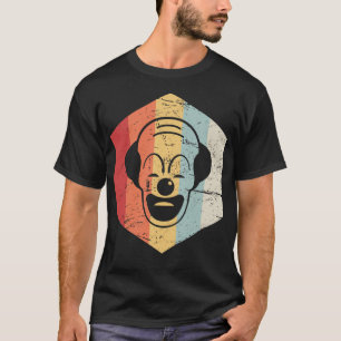 Retro-Vintage-Gruseliger-Clown-Symbol T-Shirt