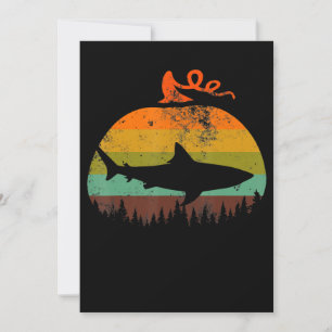 Retro Vintage Hai Kürbis Halloween-Geschenke Save The Date