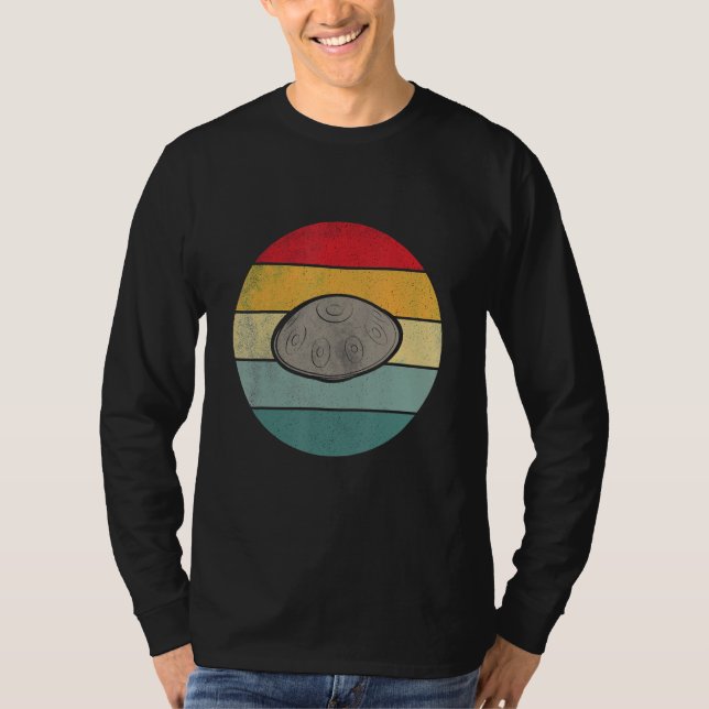 Retro Vintage Handpan T-Shirt (Vorderseite)