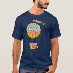 Retro Vintage Heißluftballon Geschenke T-Shirt