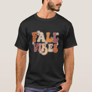 Retro Vintage Herbst Stimmung Gänseblümchen Blumen T-Shirt