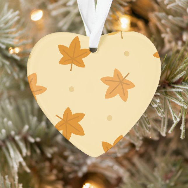 Retro-Vintage Herbstblätter Ornament (Baum)