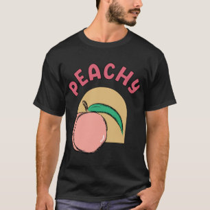 Retro Vintage Hippie Chic Cute - Frucht Pfirsich T T-Shirt