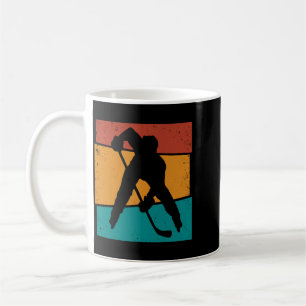 Retro-Vintage-Hockeyleistung Kaffeetasse