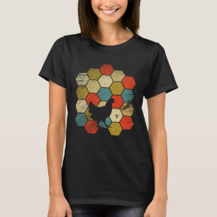 Retro Vintage Huhn Tier 8 T-Shirt