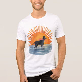 Retro-Vintage-Hunde-Rassen-Shirt | 90er Style Dist Tri-Blend Shirt