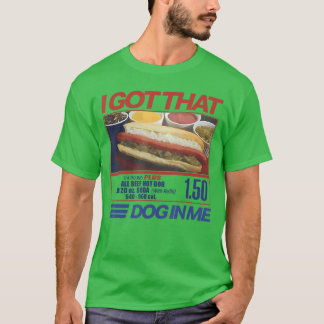 Retro Vintage Ich Habe Den Hund In Mir Lustiger Ho T-Shirt
