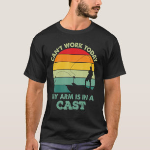 Retro Vintage Ich kann heute nicht arbeiten Mein A T-Shirt