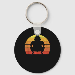 Retro Vintage japanische Sumo Wrestling Lover Gesc Schlüsselanhänger