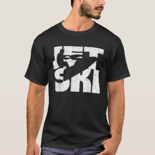 Retro Vintage Jetski Wassersport Wasserfahrzeug Sk T-Shirt