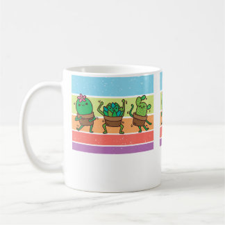 Retro Vintage Kaktus Gartengestaltung Spaß Kaffeetasse