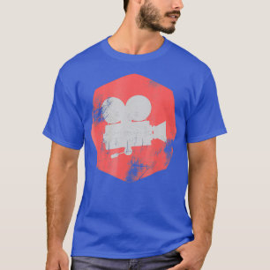 Retro Vintage Kamera Regisseur Editor Filmemacher T-Shirt