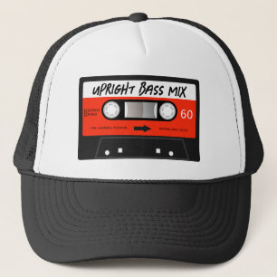 Retro-Vintage Kassette für das Bassband Truckerkappe