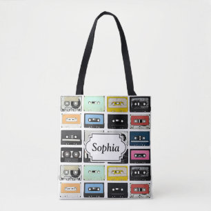 Retro-vintage-Kassette-Mix-Tapes-Kunstmuster