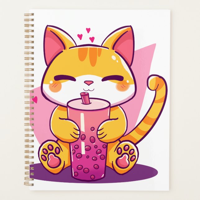Retro Vintage Katze Planer (Vorderseite)