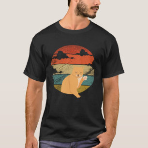 Retro Vintage Katzen und Süße Tier 10 T-Shirt