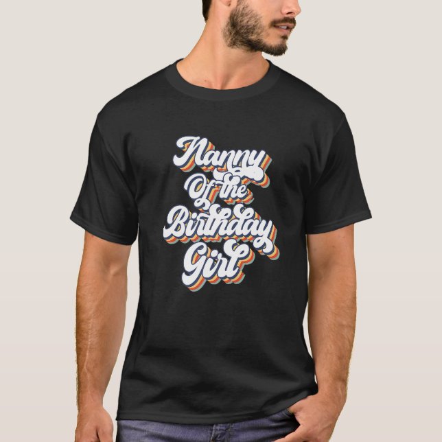 Retro Vintage Kindermädchen T-Shirt (Vorderseite)