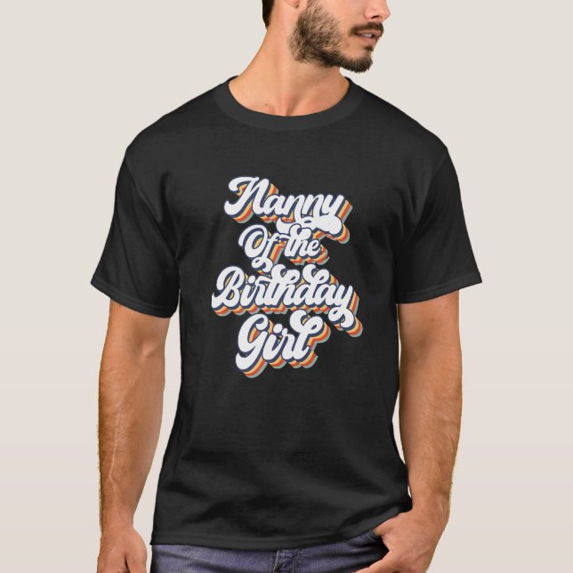 Retro Vintage Kindermädchen T-Shirt (Vorderseite)
