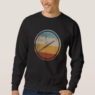 Retro Vintage Klarinette für Musiker Clarinetist Sweatshirt