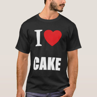 Retro Vintage Klassiker Ich liebe Kuchen T-Shirt