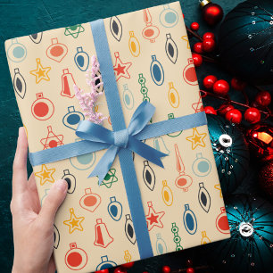 Retro Vintage klassische Weihnachtsdekoration Geschenkpapier