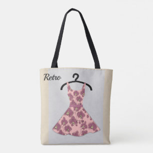 Retro Vintage Kleidung Polka Punkte Schwarz-weiße