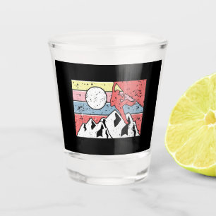 Retro-Vintage-Klettern Schnapsglas