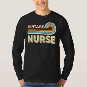 Retro Vintage Krankenschwester Stethoskop Nur T-Shirt