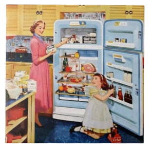 Retro Vintage Küchendekoration Fliese