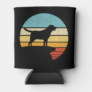 Retro Vintage Labrador Black Lab Besitzer Hunde We Dosenkühler