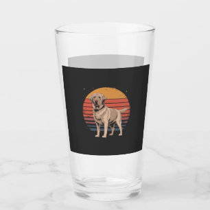 Retro Vintage Labrador Retriever Hundeliebhaber Ge Glas