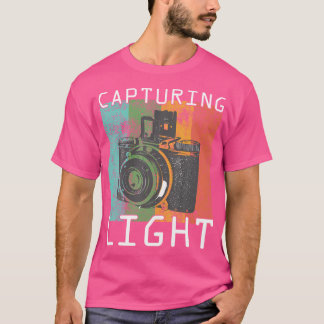 Retro Vintage Lichtaufnahme Kamera Liebhaber Fotog T-Shirt