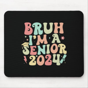 Retro Vintage Lustig Abschluss Senior Bruh Ich#39; Mousepad