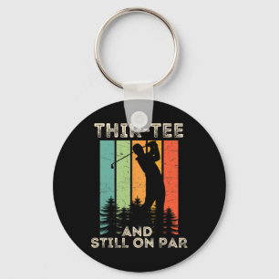 Retro Vintage Lustige Golfer-Geschenke - 30. Gebur Schlüsselanhänger