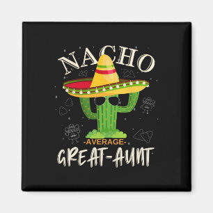 Retro Vintage Lustige Nacho Durchschnittliche Groß Magnet