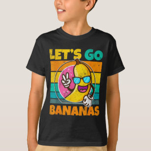 Retro Vintage Lustiger Banana Meme Lass Los Banana T-Shirt