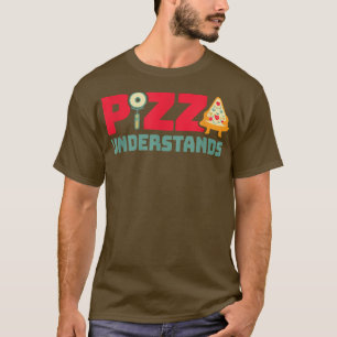 Retro Vintage Lustiger Pizza-Liebhaber Pizza verst T-Shirt