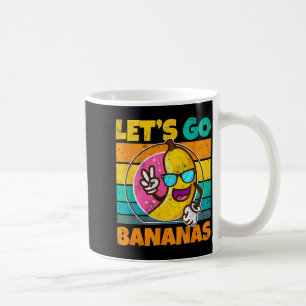 Retro Vintage Lustiges Banane Meme Lass Los Banane Kaffeetasse