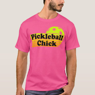 Retro Vintage Lustiges Pickleball-Huhn Pickleball T-Shirt