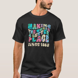 Retro vintage macht die Welt ein bisschen besser s T-Shirt