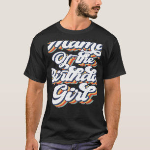 Retro Vintage Mama der Geburtstagskameradschaft F T-Shirt